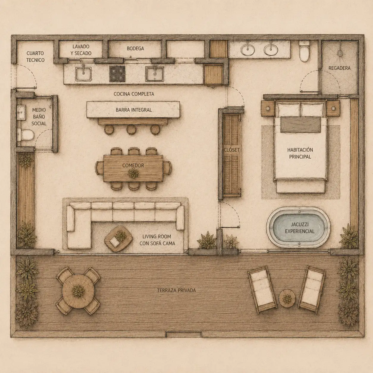 One-Bedroom Villa
