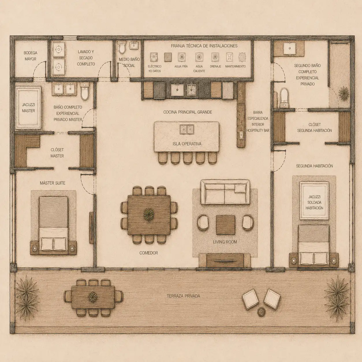 Two-Bedroom Family Villa